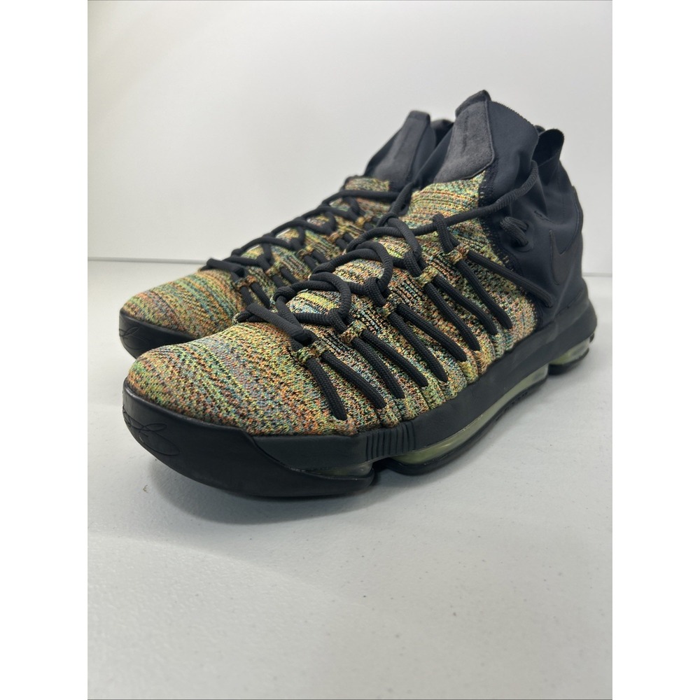 Nike Zoom KD 9 Elite Basketball Sneakers Men's Size 10 Multicolor‎ 909438-900